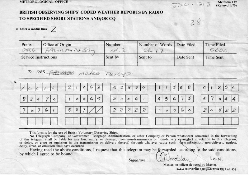 WX OBS GCFA